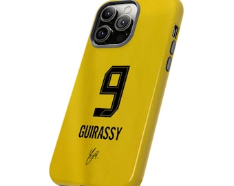 Guirassy #9 Jersey Phone Case | Dortmund Style Football Case iPhone, Samsung Cover