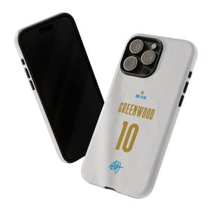 Greenwood #10 Jersey Phone Case | Marseille Style Football Case iPhone, Samsung Cover image 3