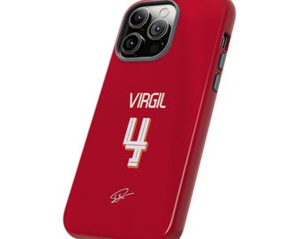 Virgil Van Dijk #4 Jersey Phone Case | Liverpool Style Football Case iPhone, Samsung Cover