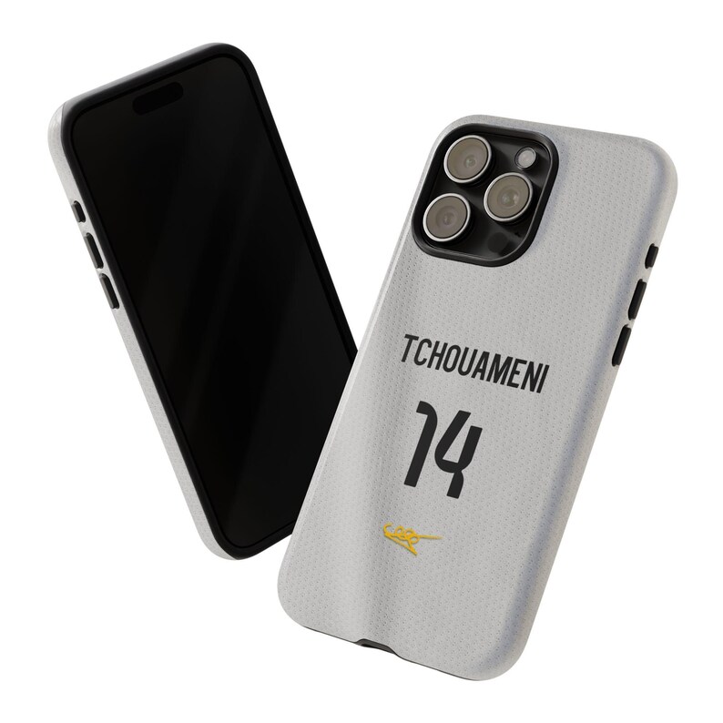 Tchouaméni #14 Jersey Phone Case | Real Madrid Style Football Case iPhone, Samsung Cover image 3