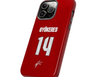 Gyökeres #14 Jersey Phone Case | Arsenal Style Football Case iPhone, Samsung Cover