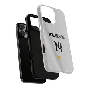 Tchouaméni #14 Jersey Phone Case | Real Madrid Style Football Case iPhone, Samsung Cover image 4