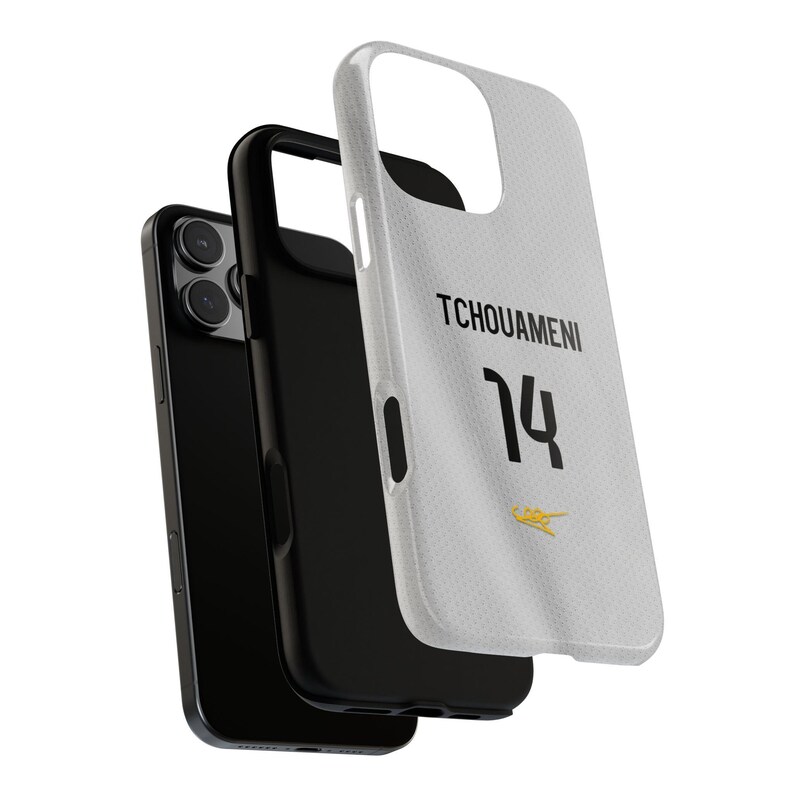 Tchouaméni #14 Jersey Phone Case | Real Madrid Style Football Case iPhone, Samsung Cover image 4