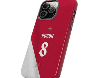 Pogba #8 Jersey Phone Case | Monaco Style Football Case iPhone, Samsung Cover