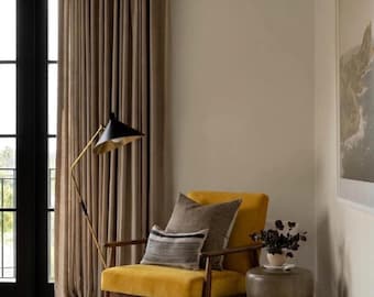 Fotel wypoczynkowy Vintage Yellow Mango Velvet, projekt z połowy XX wieku, 1960