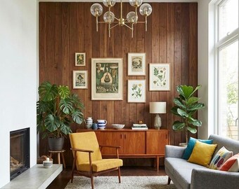 Fauteuil vintage modèle B-7727, tissu jaune doré, reconditionné, Pologne, 1970
