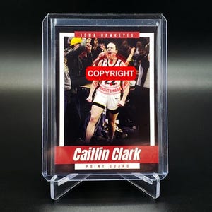 Caitlin Clark #22 2024 Basquete feminino quebra recorde de pontuação de todos os tempos Cartão personalizado impecável!