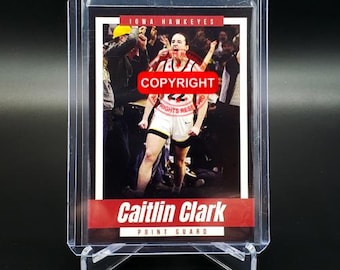 Caitlin Clark #22 2024 Women's Basketball Breaks All-Time Scoring Record Mint Custom Card!