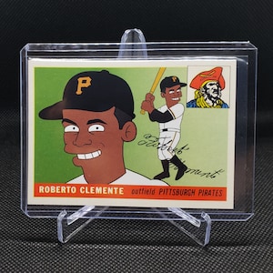 Roberto Clemente 1955 inspirierte Rookie Autogramm Pittsburgh Pirates Baseball Karte!