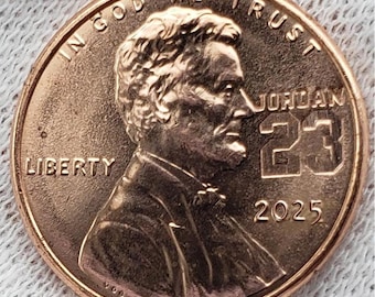 Michael Jordan Coin #23 Chicago Bulls Memorabilia Counterstamp Penny 2025