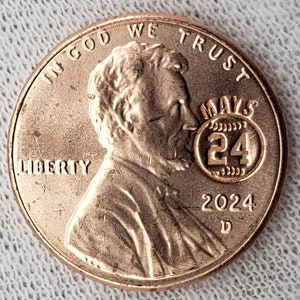 Moneta da baseball Willie Mays #24 San Francisco Giants HOF Memorabilia Penny 2024