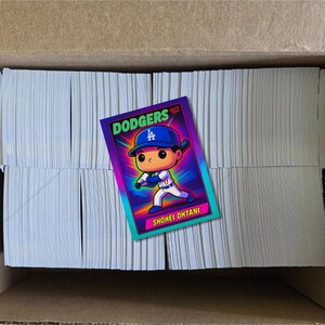 1,000 Shohei Ohtani 2025 #17 Los Angeles Dodgers Kundenspezifische Funko Pop Vinyl Karikatur Art Kunstkarten!