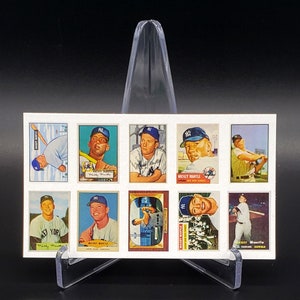 Mickey Mantle #7 Mini Karten Set inklusive Rookie New York Yankees HOF - Mint Uncut Kartenkarten!
