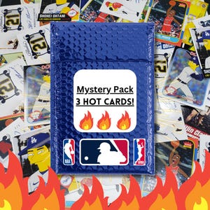 Mystery Pack-sportkaarten: 3 willekeurige custom art-kaarten!