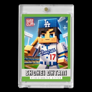 Shohei Ohtani 2025 #17 Los Angeles Dodgers 50/50 Club Kunstkarte im Cartoon Stil!