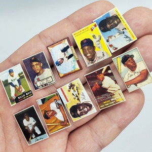 Willie Mays #24 Mini Baseball Karten Set Rookie HOF New York Giants Neu!