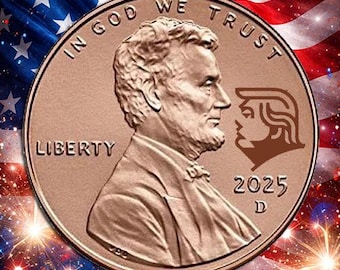 2025 President Donald Trump MAGA Lincoln Cent Penny Counterstamp Lucky Coin