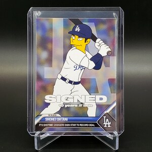 Nueva tarjeta de béisbol de Los Angeles Dodgers Mint de Shohei Ohtani 2024