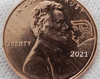 2021 Präsident Donald Trump MAGA Lincoln Cent Penny Gegenstempel Glücksmünze
