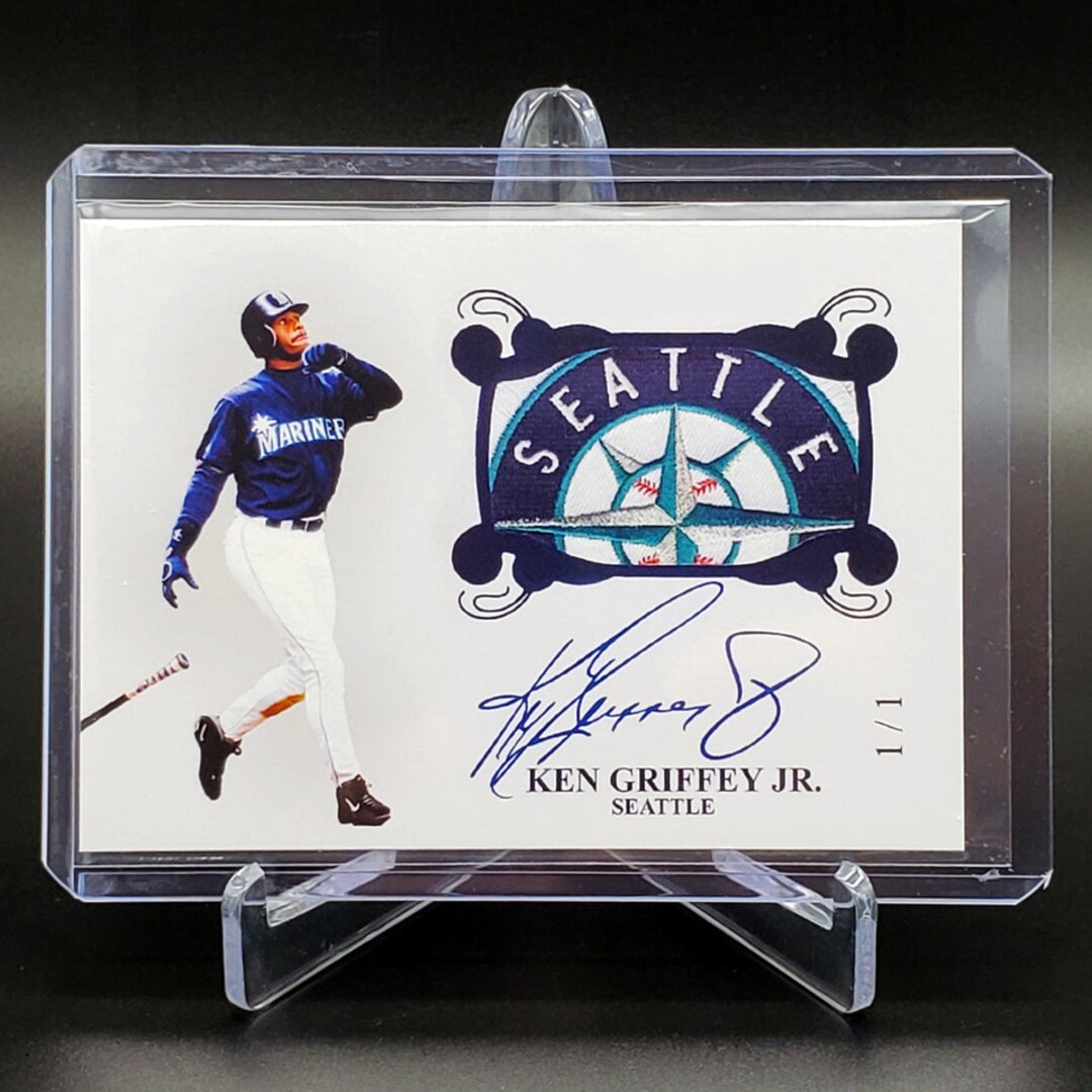 Ken Griffey Jr Player Seattle Mariners ACEO Custom Art Baseball Card Etsy