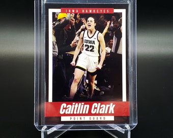 Caitlin Clark Iowa Hawkeyes 2023-24 NCAA All-Time Scoring Record Womens Basketball Card!