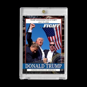 Donald Trump Sammelkarte MAGA Make America Great Wieder 2024 Mint Zustand