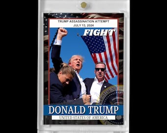Donald Trump Collectible Trading Card MAGA Make America Great Again 2024 Mint Condition