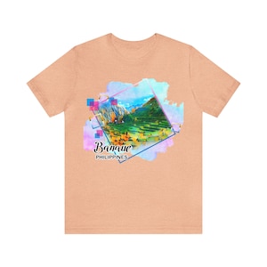 Banaue T-Shirt,Filipino T Shirt,  Philippines Cities T-Shirt- Unisex Jersey Short Sleeve Tee