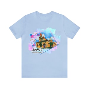 Manila T-Shirt, Filipino T Shirt, Pinoy Pinay T-Shirt,  Philippines CitiesT-Shirt- Unisex Jersey Short Sleeve Tee