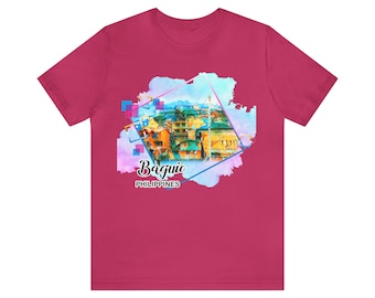 Baguio City T Shirt, Filipino T Shirt, Pinoy Heritage T Shirt,  Philippines Cities T-Shirt- Unisex Jersey Short Sleeve Tee