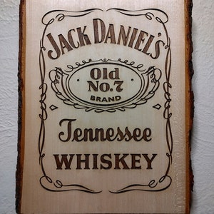 Jack Daniel’s- live wood wall decor