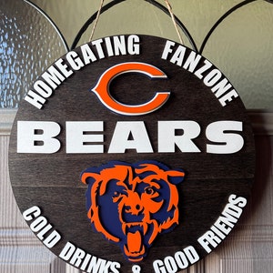 Chicago Bears Türschild