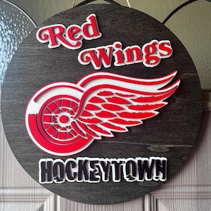 Detroit Red Wings Hockeytown Door Hanger