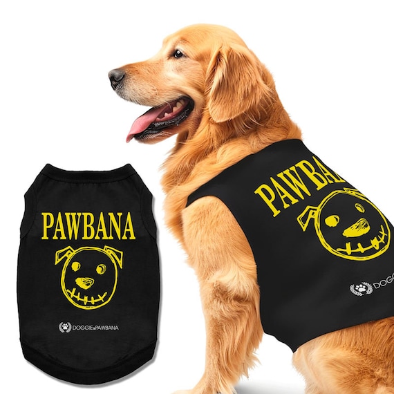 Pawbana nirvana Parody Pup dog Shirt Shirt for Dogs. Pup Wear Dog Clothes. Black Shirt Only. Etsy