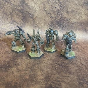 Battletech Custom Painted Medium Lance