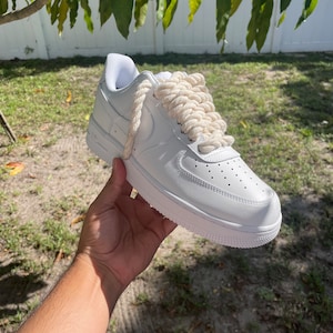 AF1 Thick Rope Shoe Laces Travis SB Dunk AJ off White Braided