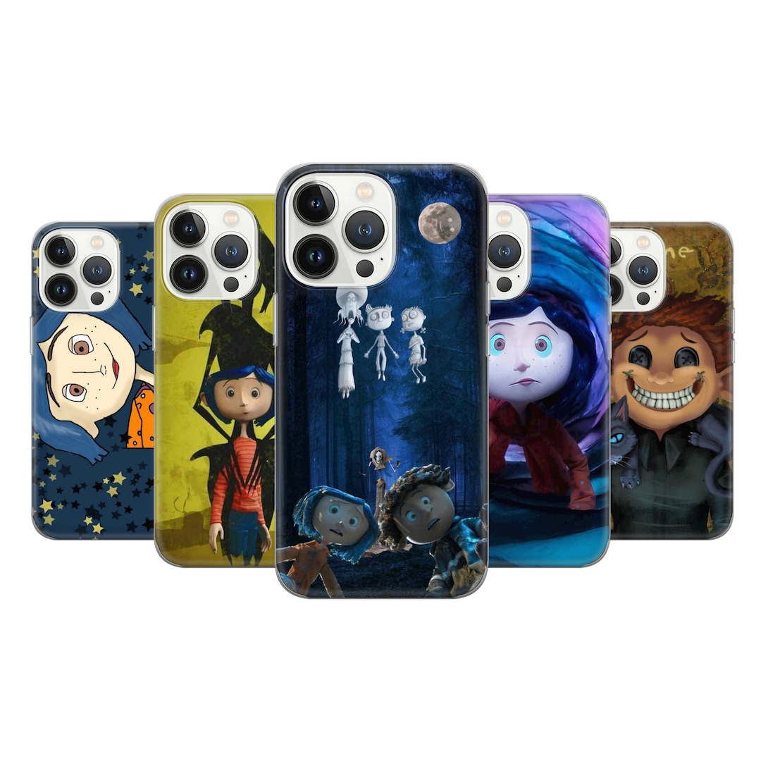 Coraline Phone Case Cartoon Character Cover Fit for iPhone 15 Pro Max