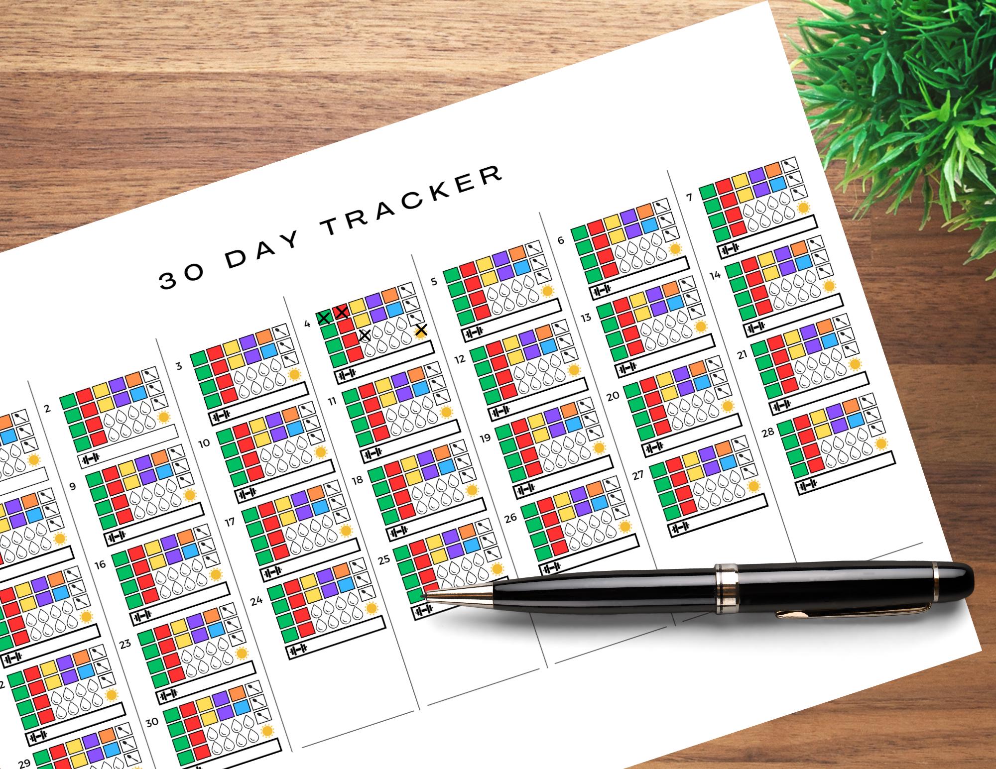 2b Mindset Tracker Printable - Etsy 2b-mindset-tracker-printable-etsy