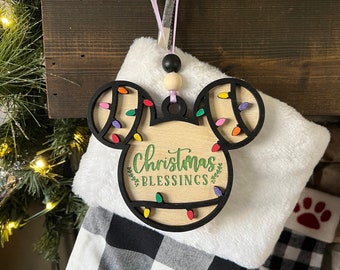 Mouse Ears Christmas Blessings