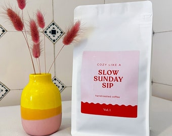Slow Sunday Sip – Handgerösteter Kaffee || 250g, Omniroast, ganze Bohne, aus Hamburg & Wismar