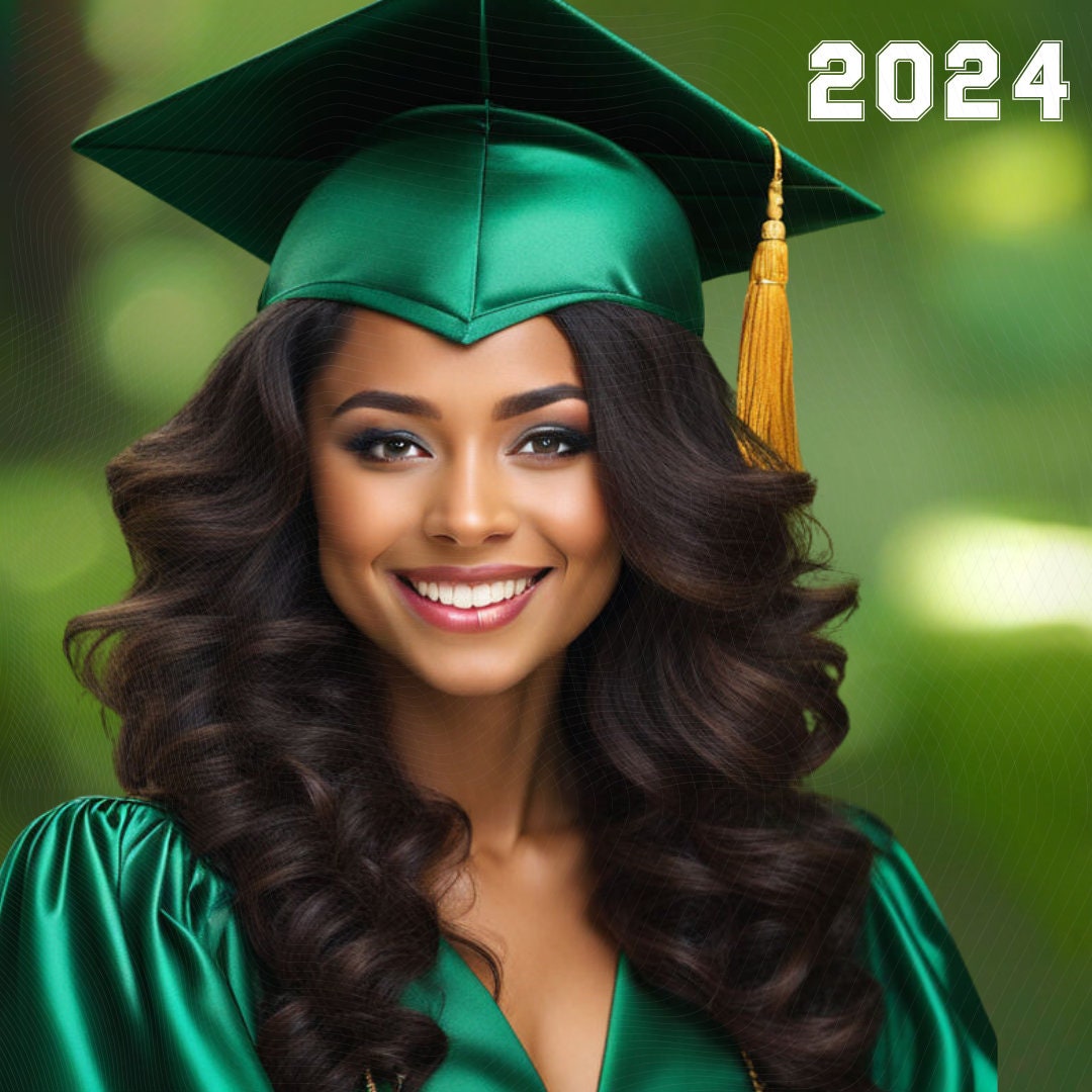 African American, Grad Models, PNG Files, Digital Downloads, Graduation ...