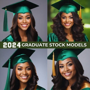 African American, Grad Models, PNG Files, Digital Downloads, Graduation ...