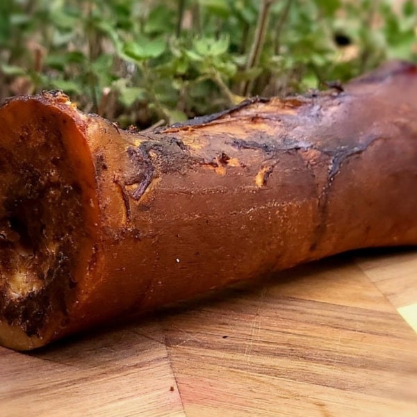 Large Dog Bone - Bubs Bones are made in the USA 100% Natural Single Ingredient Smoked Marrow Dog Bone Grass Fed Organic USDA Approved