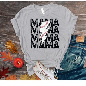 "In My Baseball Mom Era" T-Shirt - Funny Graphic Tee For Game Day, Casual Short Sleeve Top For Women