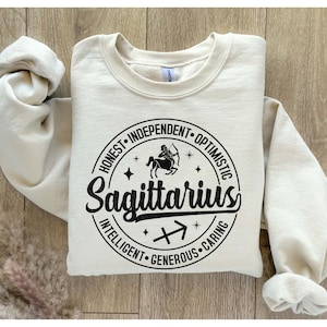 Zodiac Astrology Sweatshirt Gift, Custom Horoscope sweatshirt, Zodiac Birthday Sagittarius, Zodiac Sagittarius Shirt, Birthday gift Crewneck