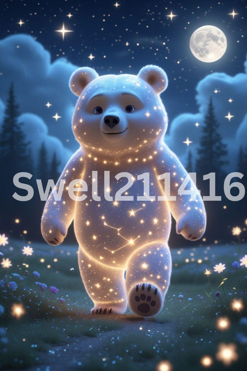 The Moon Bear - Etsy