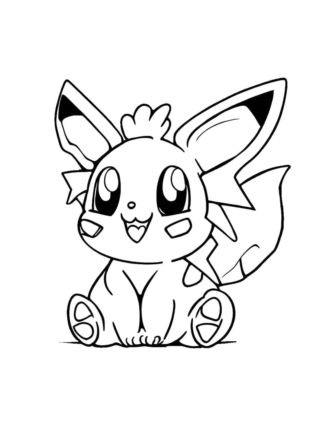 Pokemon Coloring Sheet Printable Coloring Sheets Instant Etsy