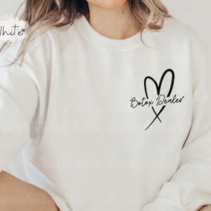 Botox Dealer Sweatshirt | Aesthetic Nurse Gift  | Botox injector Sweater | Botox technician Crewneck | Cosmetic Nurse Hoodie | Medspa Shirt