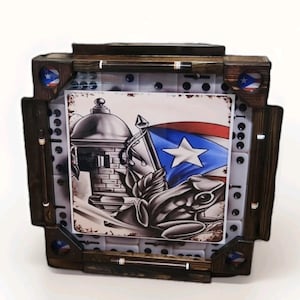 Mesa de Domino Personalizada-Domino/Dominoes/Dominos Table Adults Custom Made (Puerto Rico Garita)