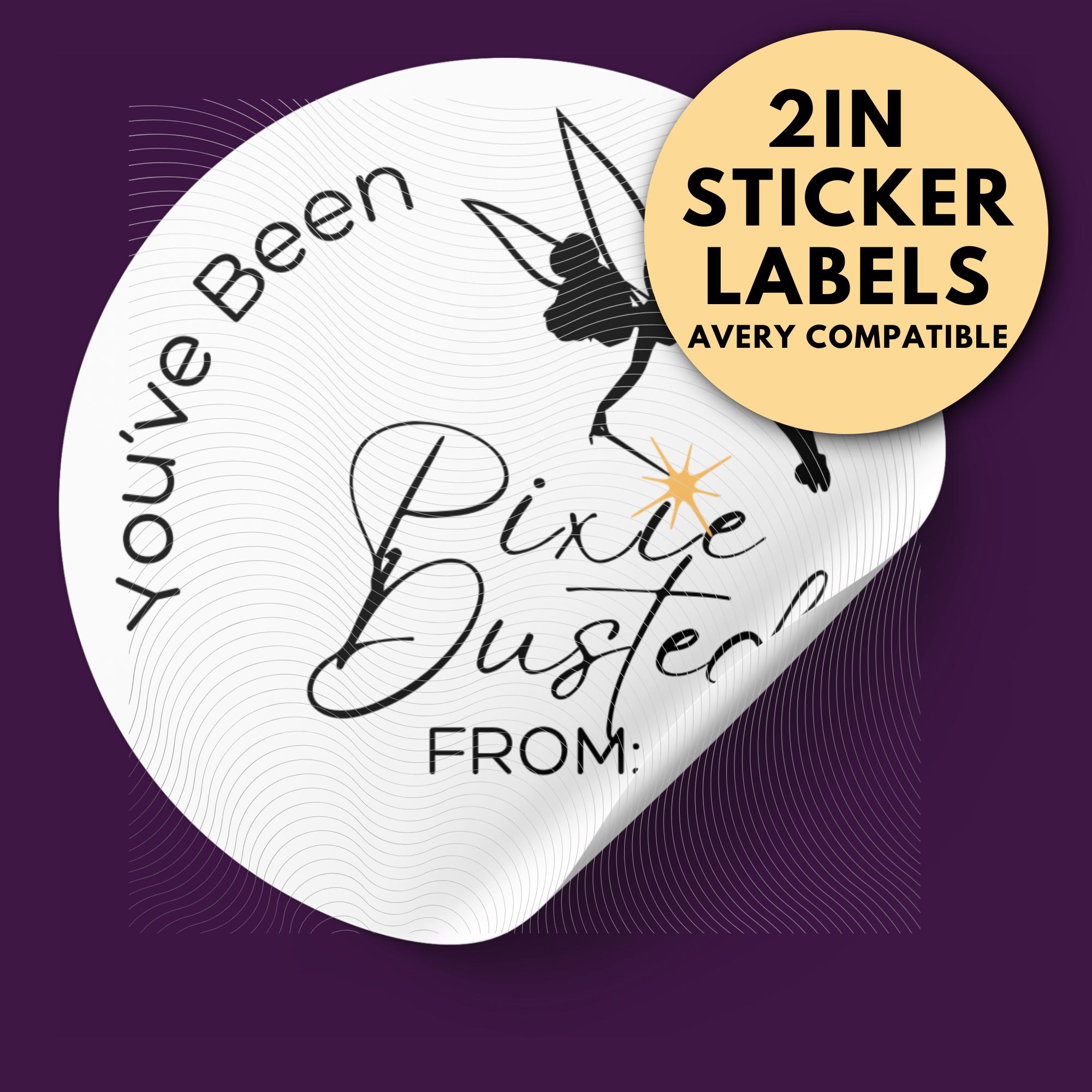 Pixie Dust Sticker Examples Editable Pixie Dust Stickers Disney Cruise | Personalized Fish Extender ...